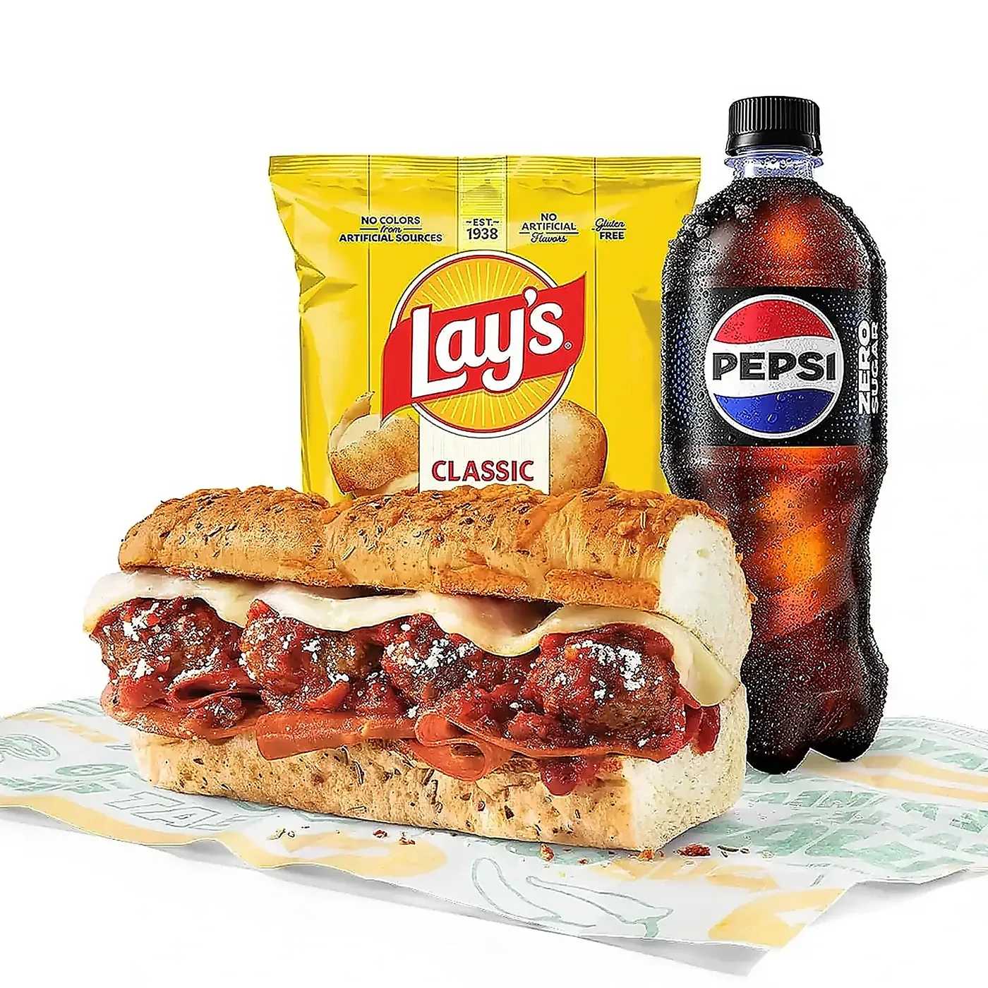 Meatball Pepperoni Meal menu photo